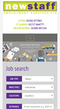 Mobile Screenshot of newstaffemployment.co.uk